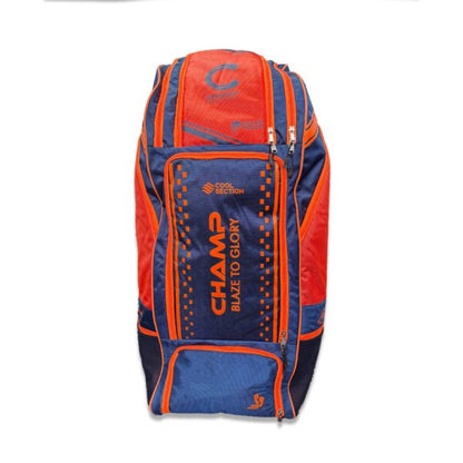 CHAMP SENIOR LIMITED ED DUFFLE WHEELIE - NAVY/ORANGE