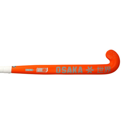 OSAKA VISION 10 GROW BOW HOCKEY STICK - ORANGE/SKY BLUE