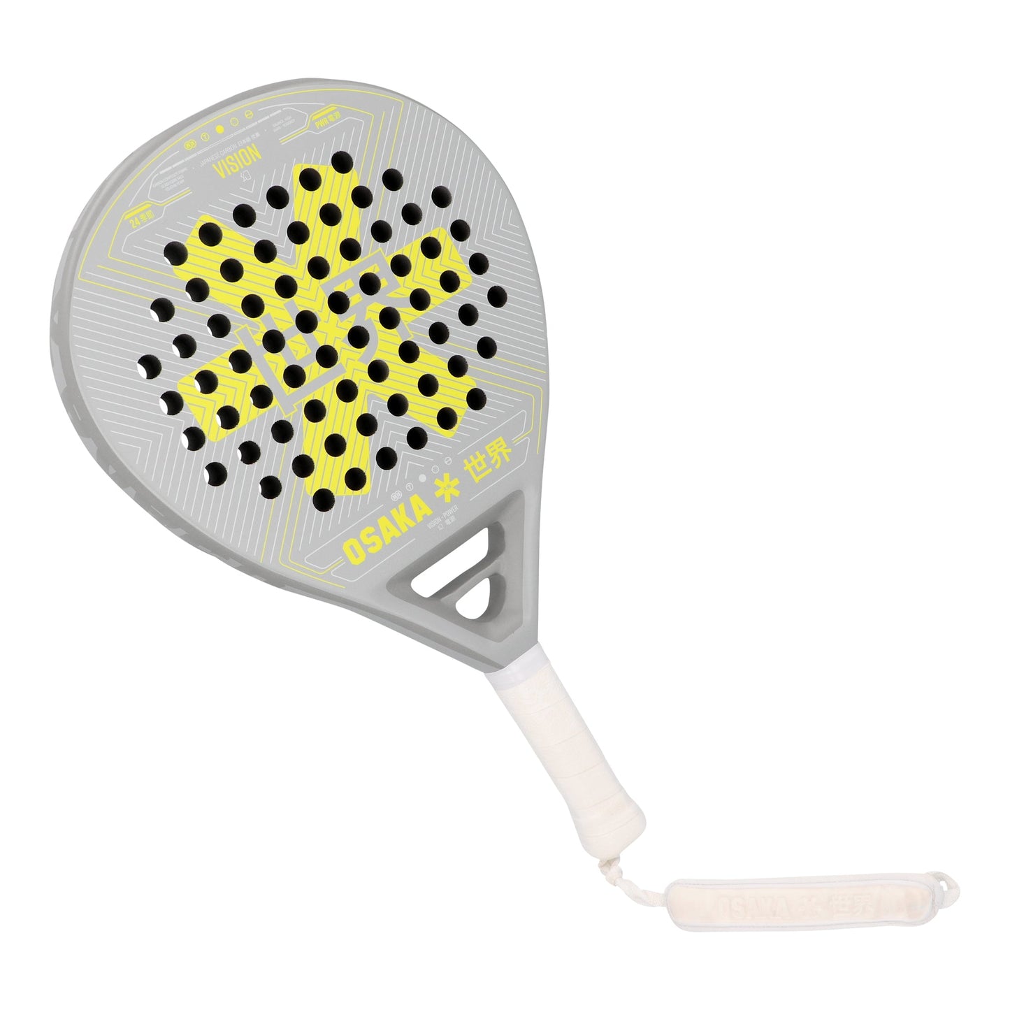 OSAKA VISION POWER PADEL RACKET - YELLOW