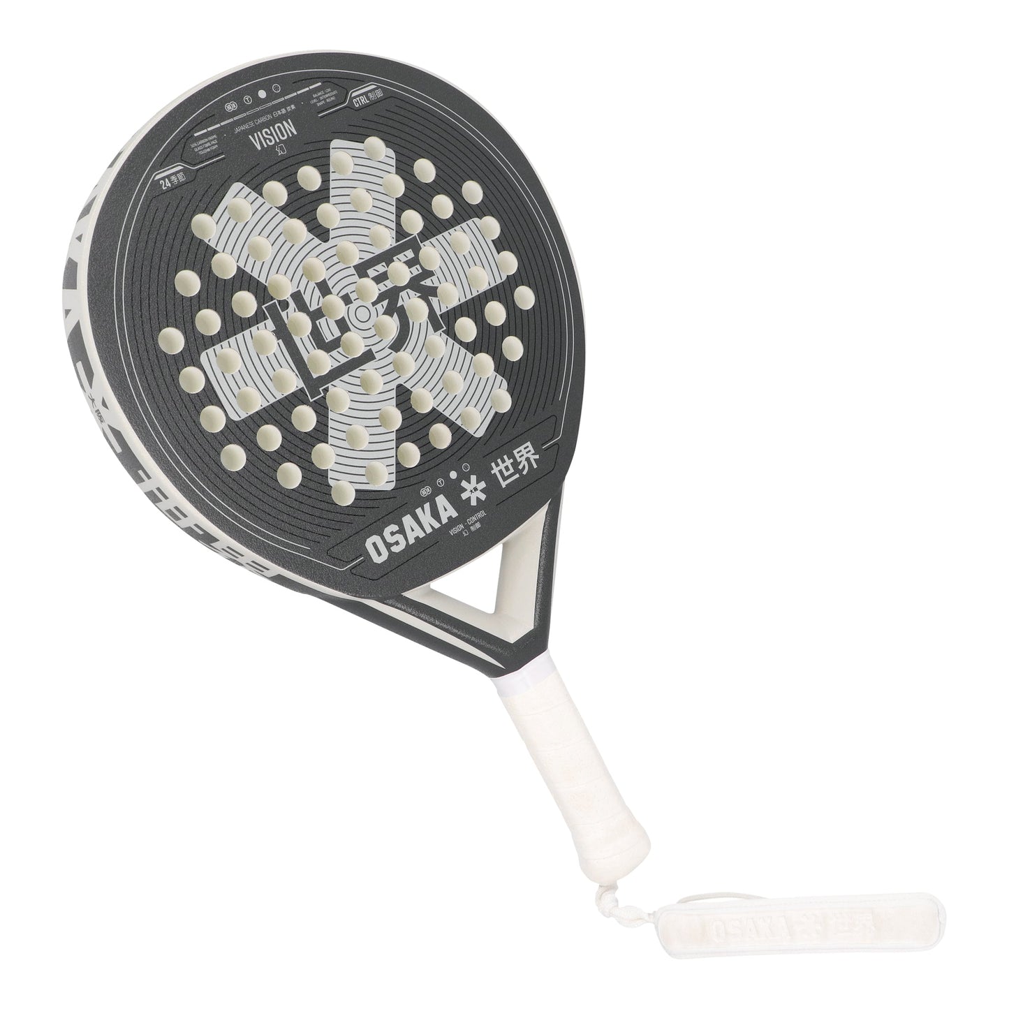 OSAKA VISION CONTROL PADEL RACKET - GREY