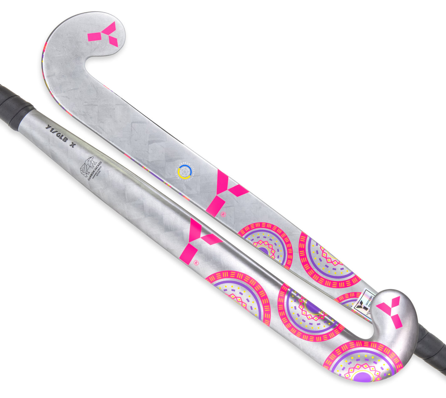 Y1 GLB X PINK LOW BOW HOCKEY STICK