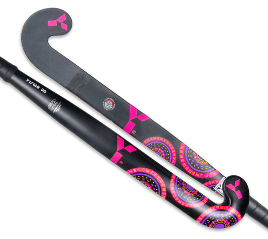 Y1 GLB 90 PINK LOW BOW HOCKEY STICK