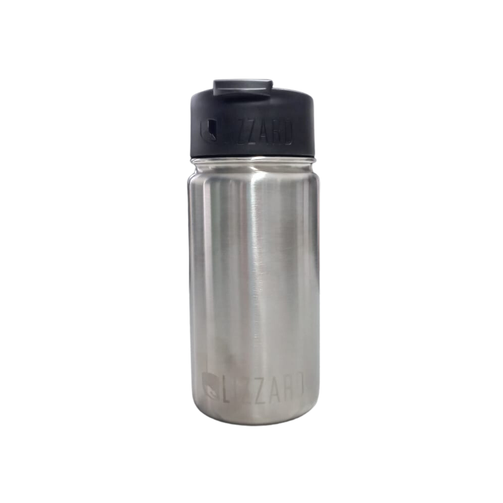 LIZZARD FLASK 415ML - STAINLESS STEEL