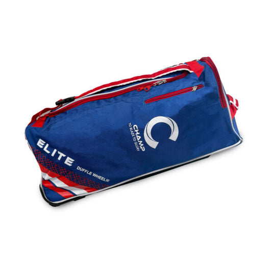 CHAMP JUNIOR DUFFLE WHEELIE - RED AND BLUE