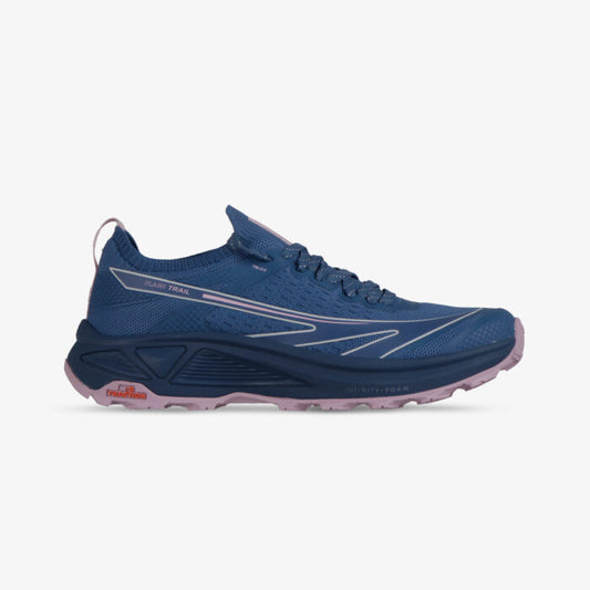 LADIES HI-TEC FLASH CONTOUR SHOES - TRUE NAVY/LILAC