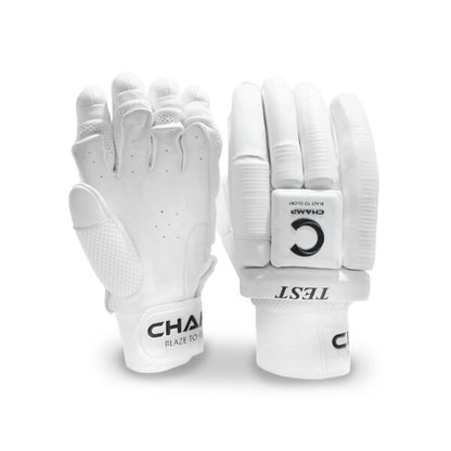 CHAMP ADULT TEST - BATTING GLOVES - WHITE - RIGHT HAND