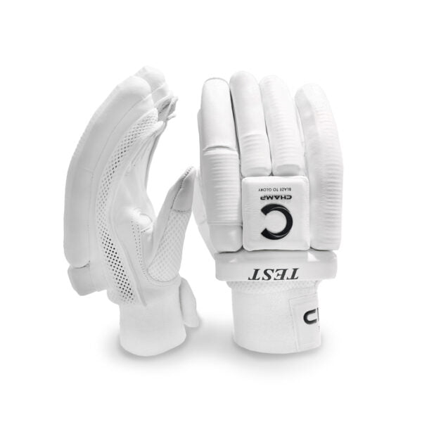 CHAMP ADULT TEST - BATTING GLOVES - WHITE - RIGHT HAND