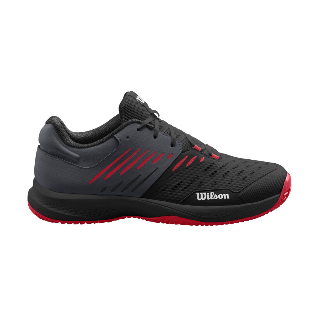 MEN'S KAOS COMP 3.0 TENNIS SHOES - BLACK/EBONY RED