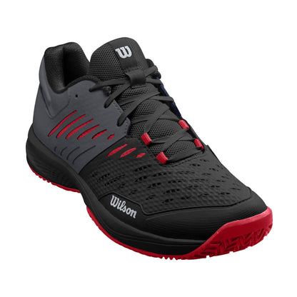 MEN'S KAOS COMP 3.0 TENNIS SHOES - BLACK/EBONY RED