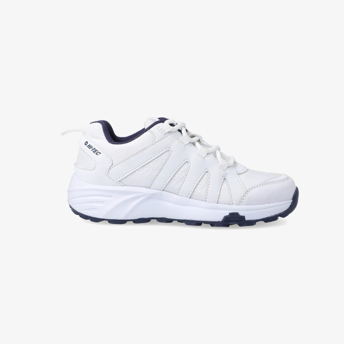 JUNIOR HI-TEC WARRIOR BTS SHOES EZ - WHITE/NAVY