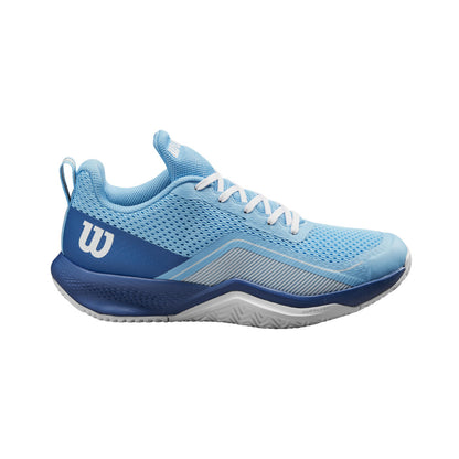 LADIES WILSON RUSH PRO LITE PADEL SHOES - BONNIE BLUE/DEJAVU BLUE/WHITE