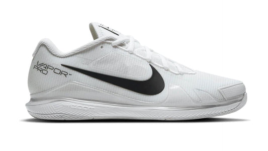 JUNIOR NIKE VAPOR PRO TENNIS SHOES - WHITE/BLACK