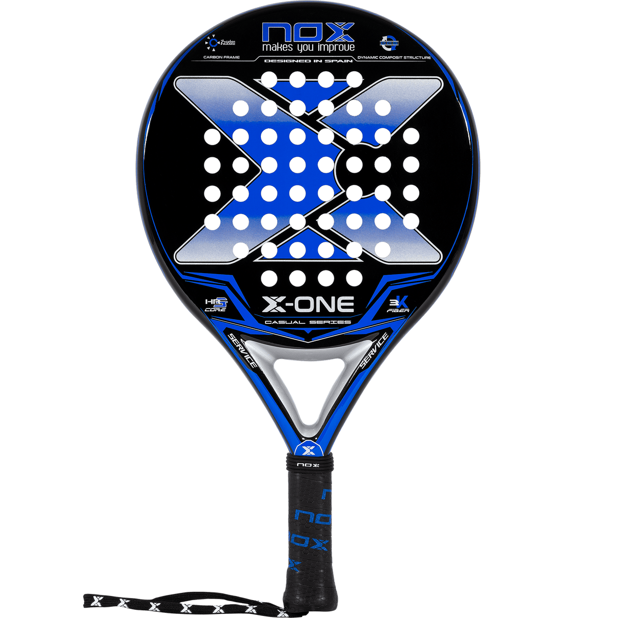 NOX X-ONE BLUE CASUAL SERIES PADEL RACKET