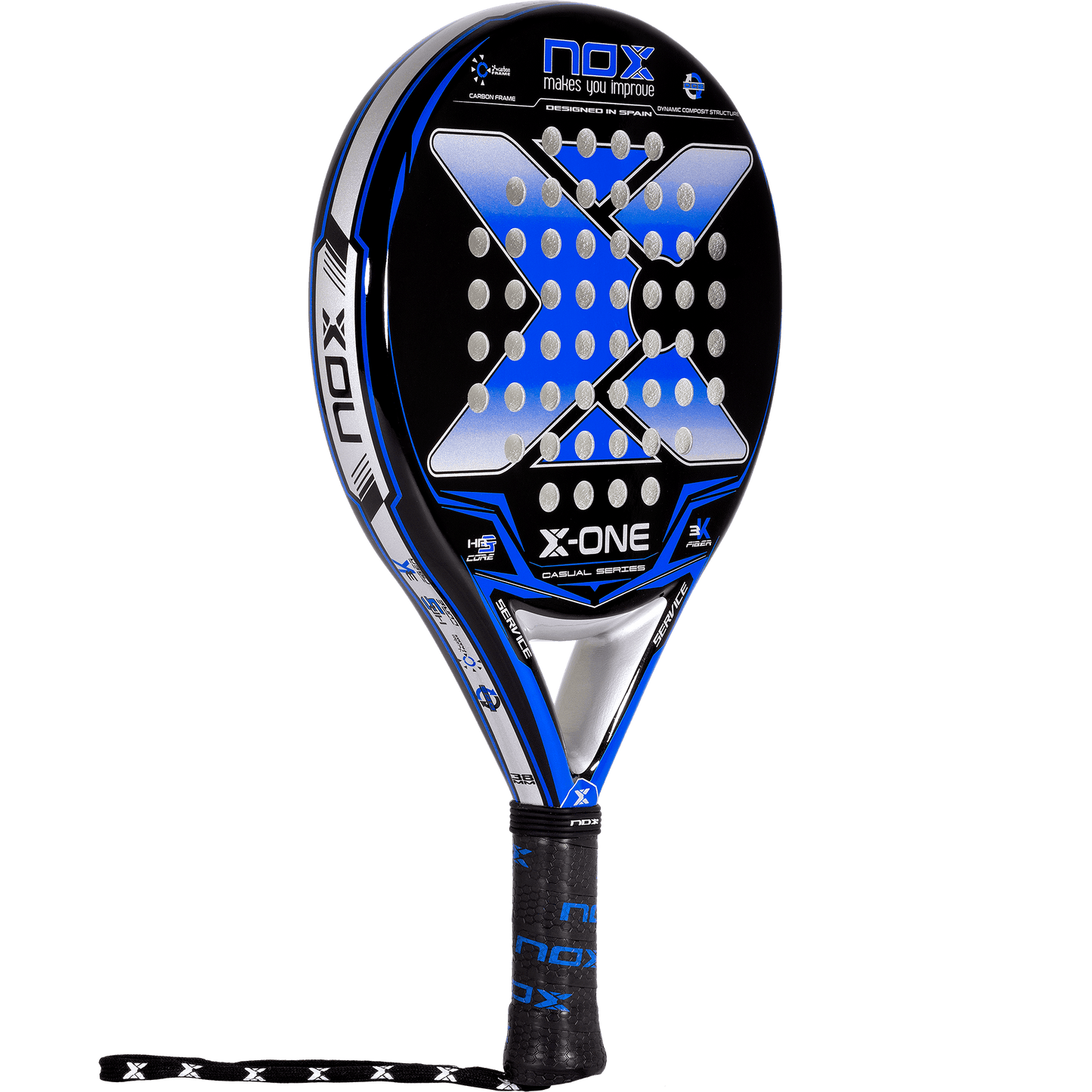 NOX X-ONE BLUE CASUAL SERIES PADEL RACKET