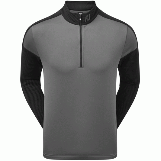 MEN'S FOOTJOY GOLF JERSEY CHILLOUT XTREME - CHARCOAL/BLACK