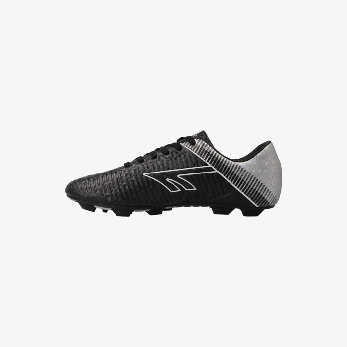 MEN'S HI-TEC ATTACK SOCCER BOOTS - BLACK/WHITE/SILVER