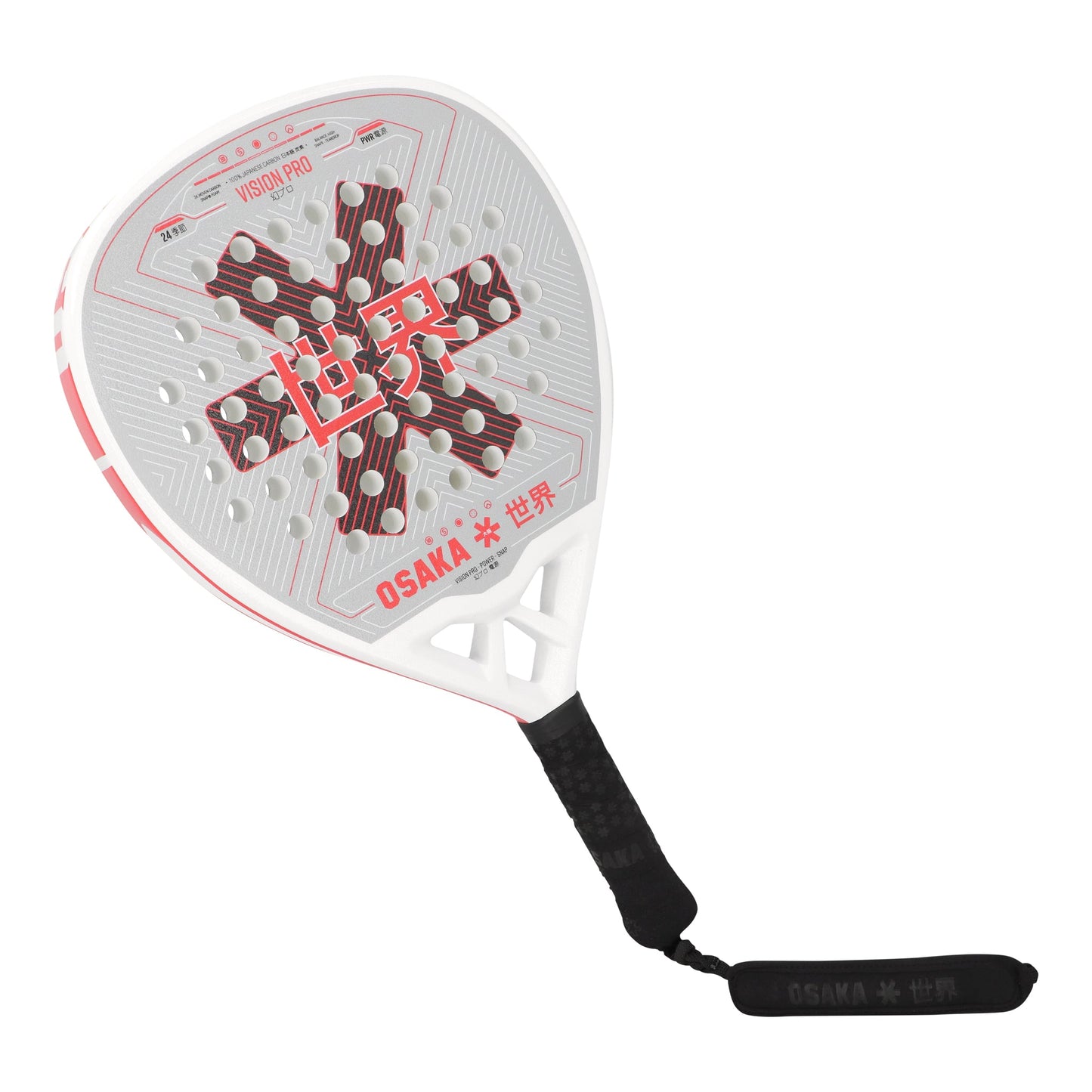 OSAKA VISION PRO POWER PADEL RACKET- RED