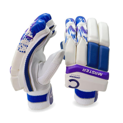 CHAMP ADULT MASTER BATTING GLOVES - PURPLE/WHITE - RIGHT HAND