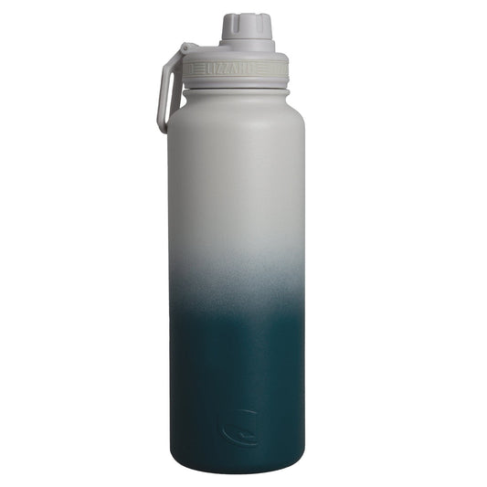 LIZZARD FLASK 415ML - GREEN/CREAM OMBRE